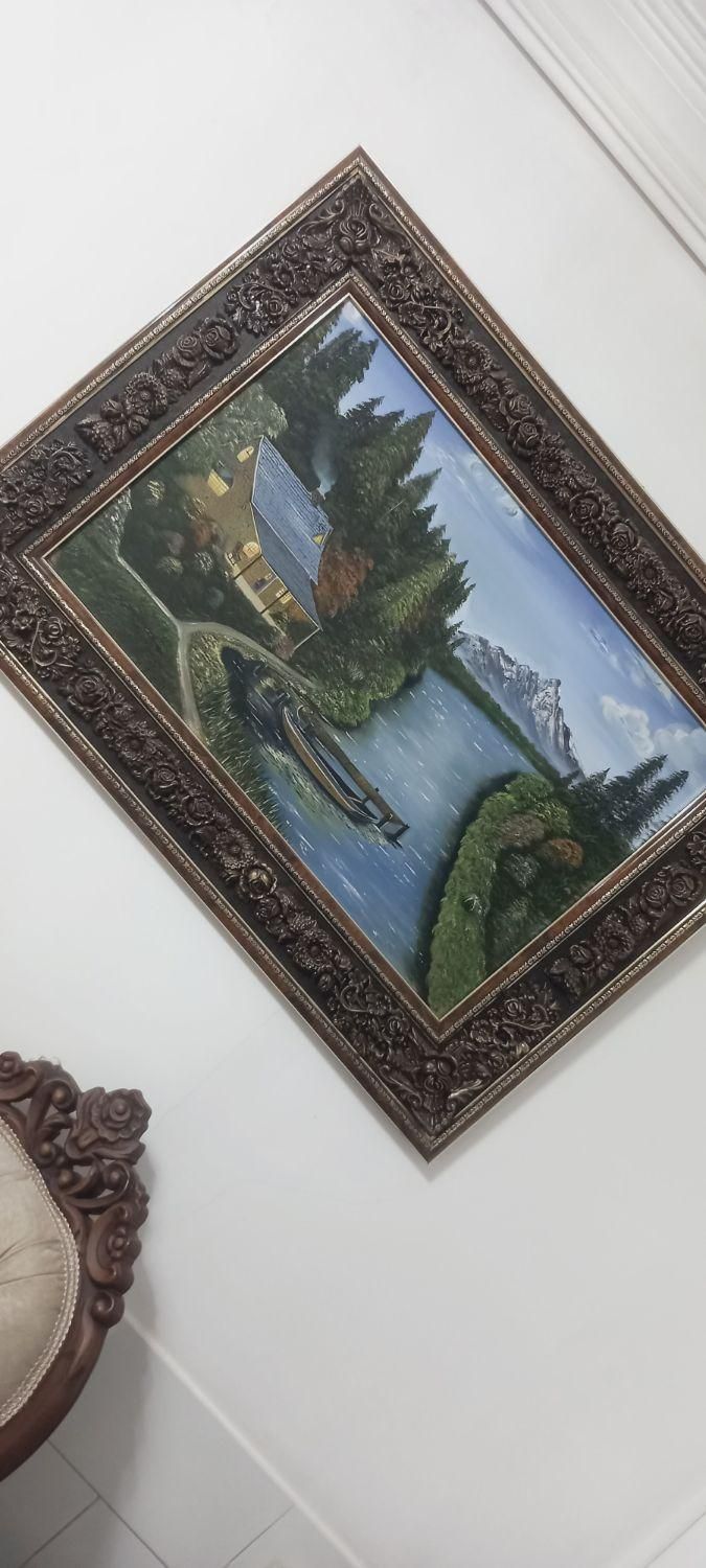 تابلوی نقاشی روی بوم کار دست|تابلو، نقاشی، عکس|رباط‌کریم, رباط‌کریم|دیوار