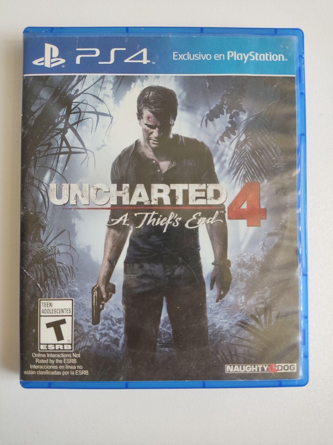 دیسک بازی آنچارتد ۴ برای ps4|کنسول، بازی ویدئویی و آنلاین|شاهین‌شهر, فردوسی|دیوار
