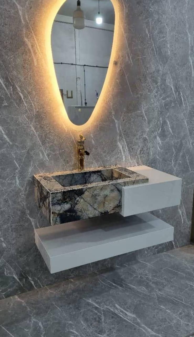 ساخت روشویی سرامیکی و صفحه کابینت سرامیکی|لوازم سرویس بهداشتی|شیراز, شهرک آرین|دیوار