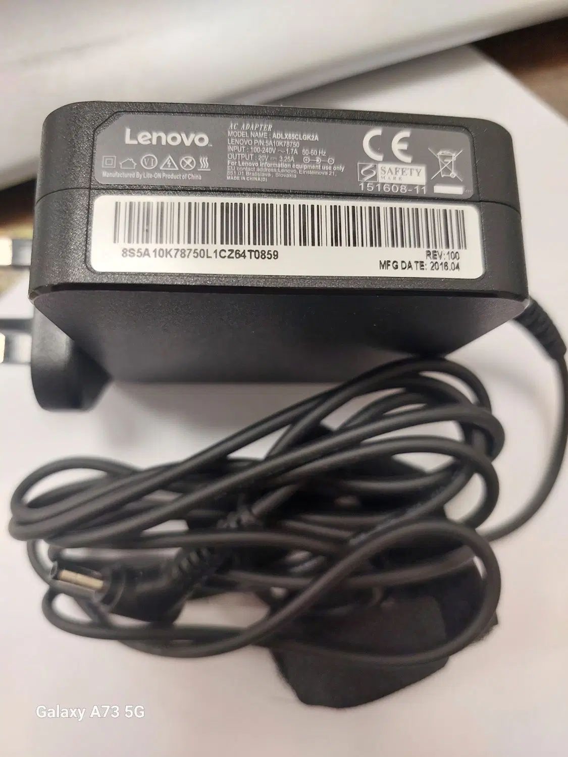 شارژر لپ‌تاپ  lenovo|قطعات و لوازم جانبی رایانه|تهران, شهرک استقلال|دیوار