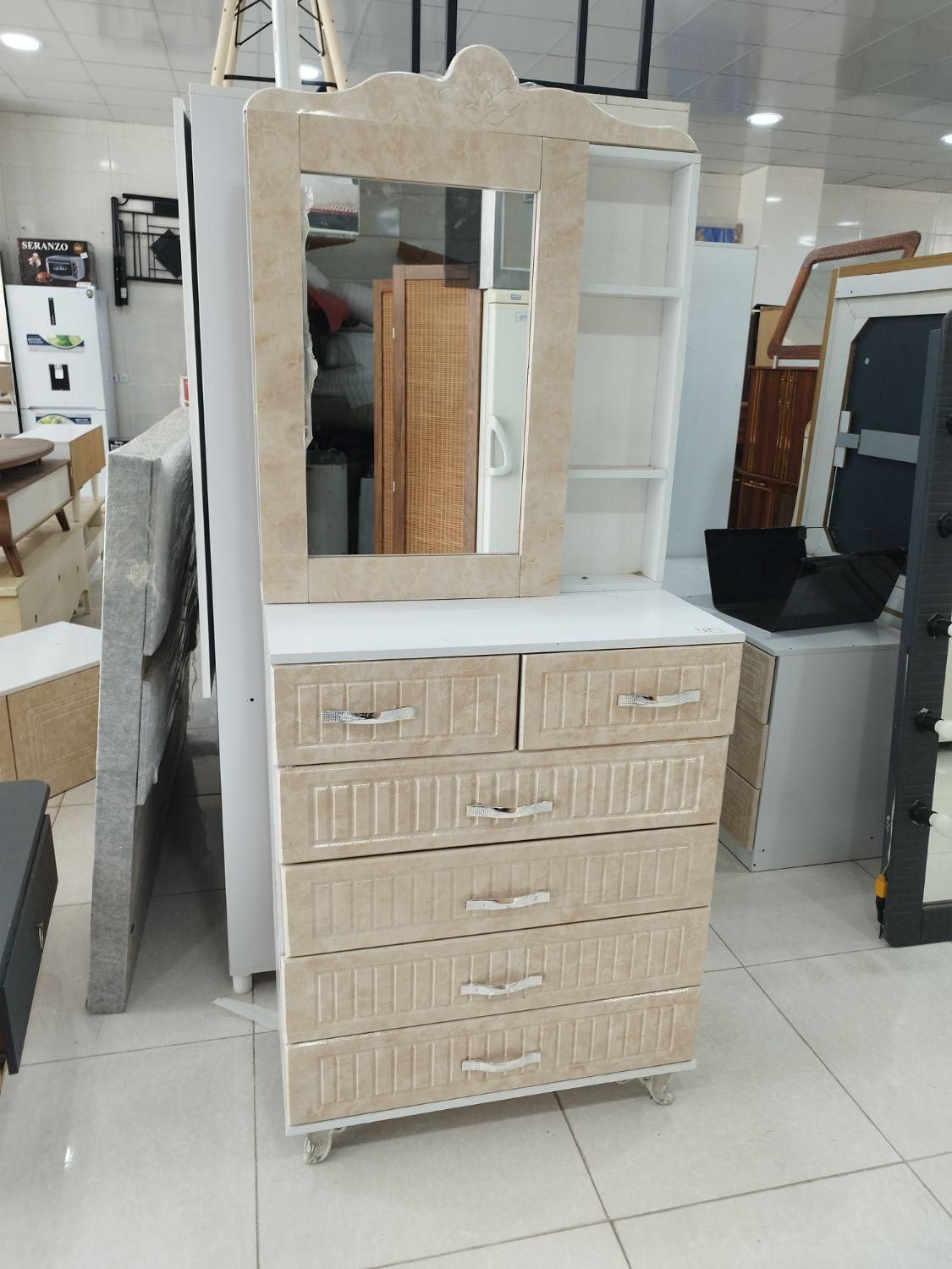 آینه کنسول جاکفشی کمد نقد و اقساط خورموج با ارسال|بوفه، ویترین، کنسول|خورموج, |دیوار