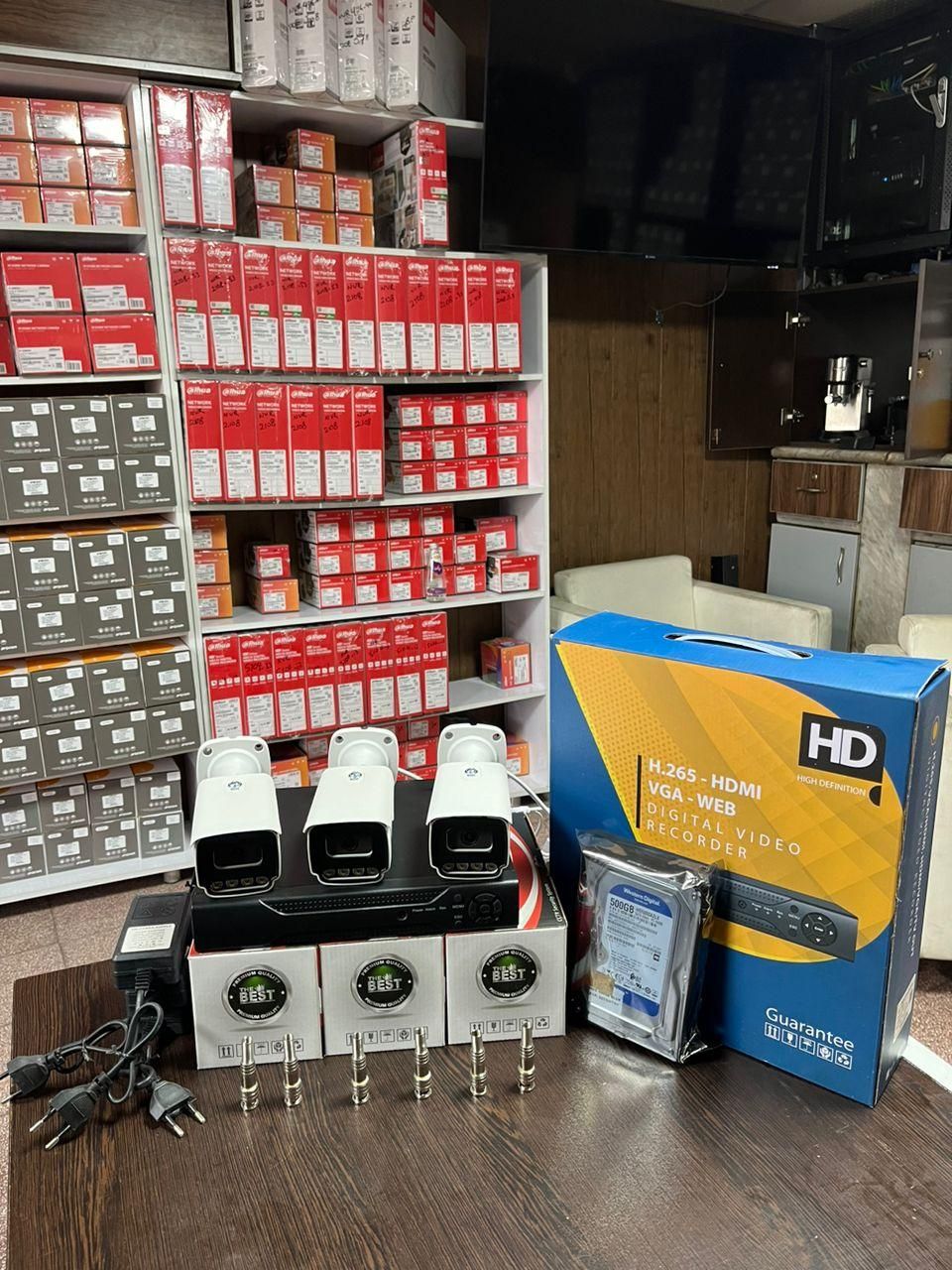 پک کامل دوربین مداربسته2مگ دیددرشب رنگی AHD|دوربین مداربسته|گلستان (تهران), |دیوار