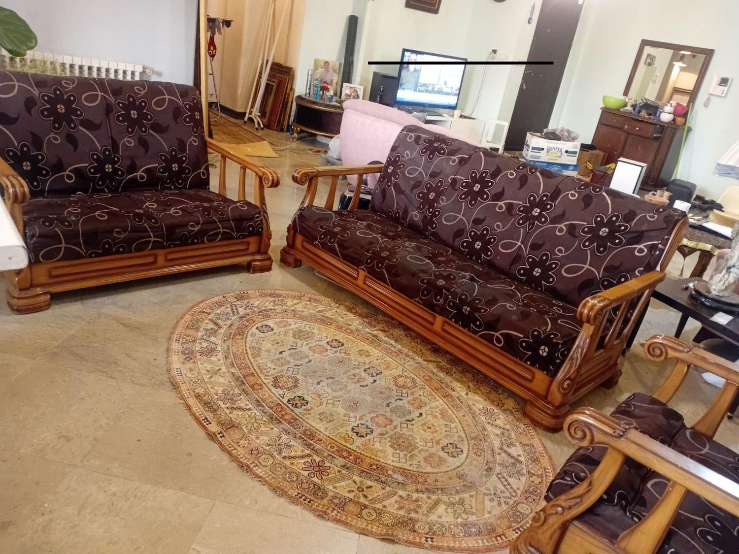 مبل چوبی (راش)|مبلمان خانگی و میز عسلی|تهران, زنجان|دیوار