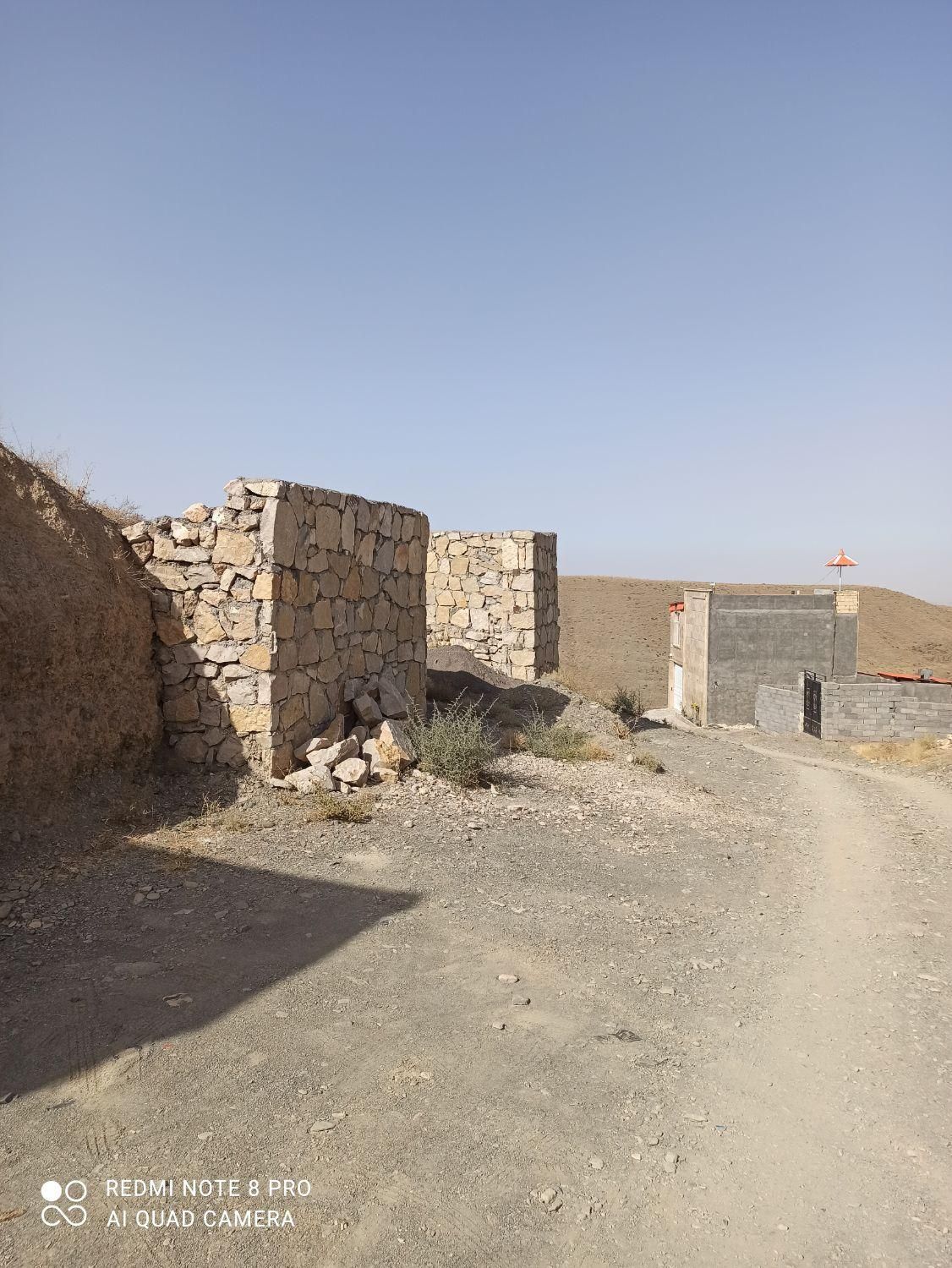 زمین دیوار شده دور سنگ چین ۳۲۰متر منطقه ویلایی|فروش زمین و ملک کلنگی|شاندیز, |دیوار