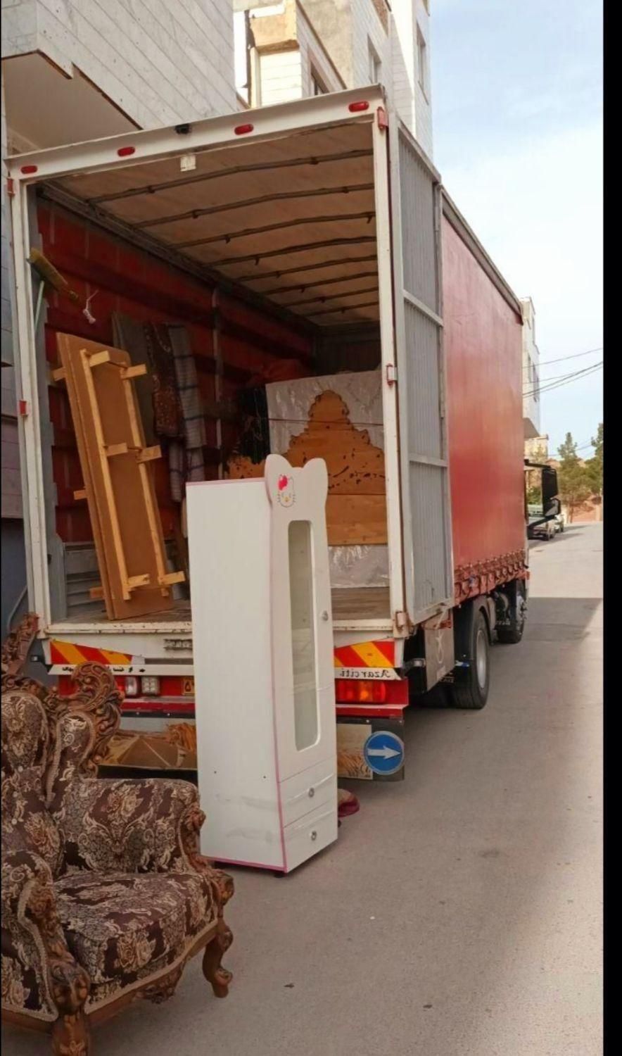 خدمات باربری /الماس بار/شبانه روزی کامیونت مسقف|خدمات حمل و نقل|اردبیل, |دیوار