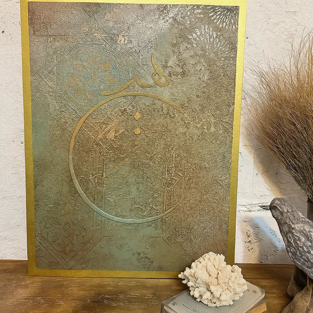 تابلو دکوراتیو پتینه مدرن / خمیر میکروسمنت ضد آب|تابلو، نقاشی، عکس|تهران, شهرک ولیعصر شمالی|دیوار