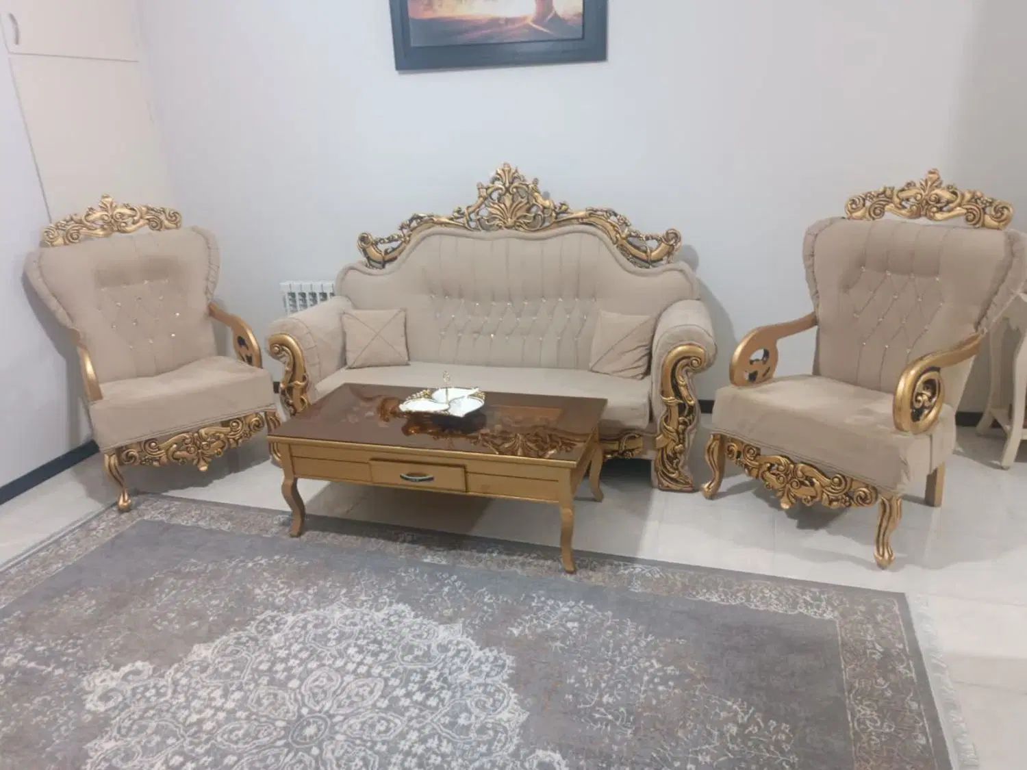 مبل پنج نفره کلاسیک|مبلمان خانگی و میز عسلی|تهران, گرگان|دیوار