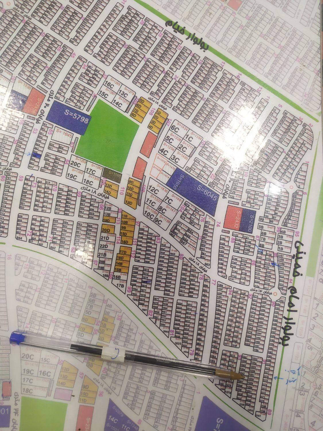 محله ۱۲ امام خمینی|فروش زمین و ملک کلنگی|گلبهار, شهر جدید گلبهار|دیوار