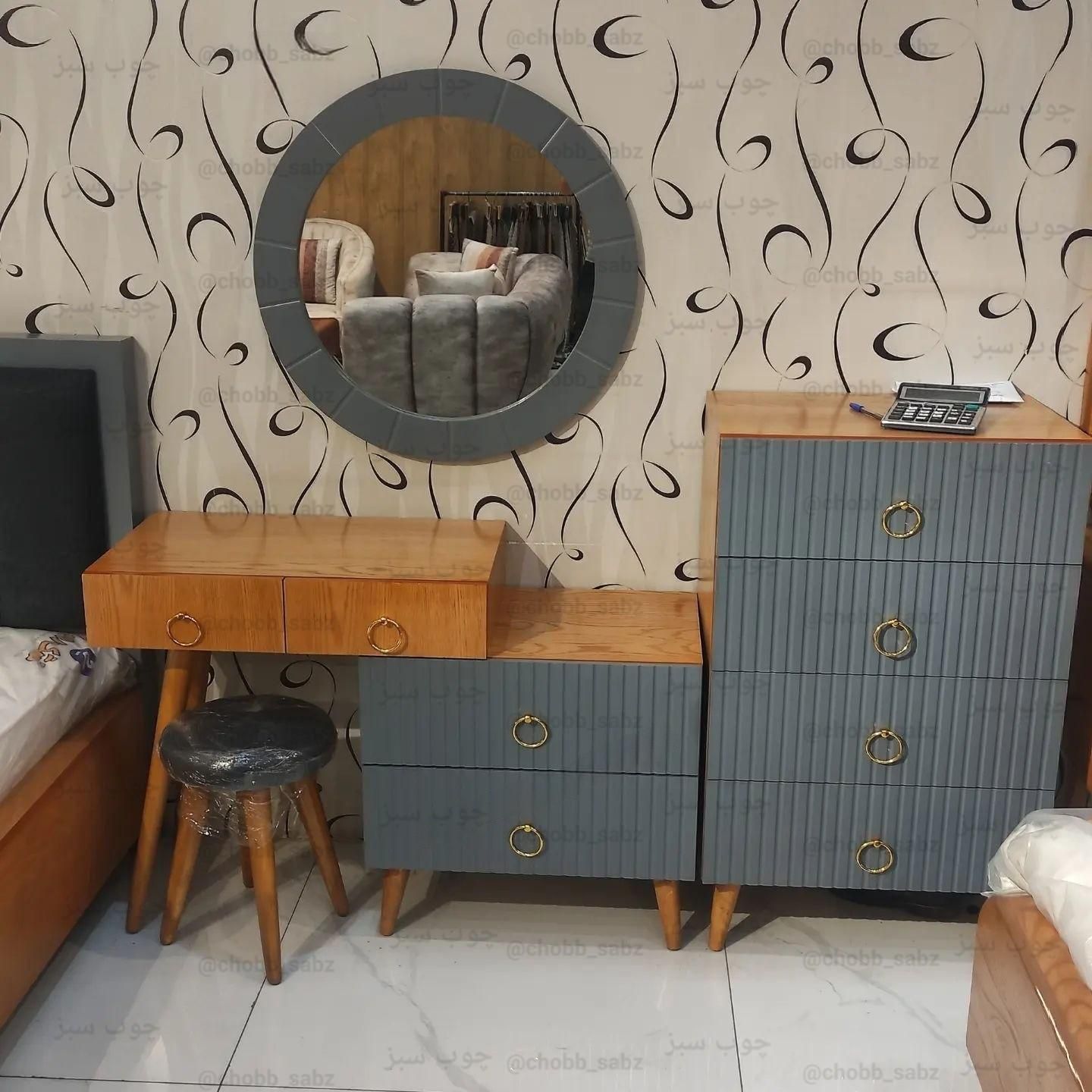 سرویس خواب زیبای مدل روناک|تخت و سرویس خواب|قروه, |دیوار