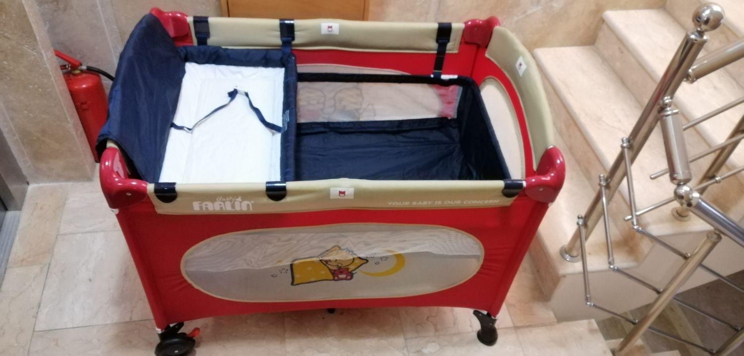 کالسکه و کریر و تخت پارک مارک فارلین اصل|کالسکه و لوازم جانبی|شیراز, قدوسی شرقی|دیوار