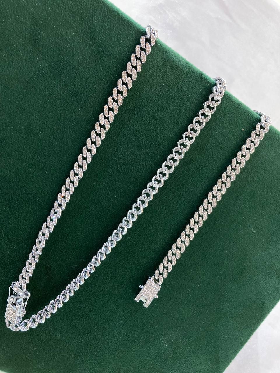 گردنبند مردانه فول نگین اصلی نگین کوبایی مدل طلا|بدلیجات|مشهد, طلاب|دیوار