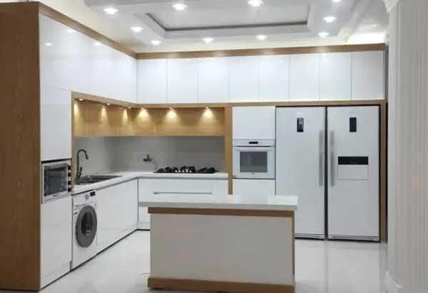 کابینت آشپزخانه رنگ سبز (کد ۱۳۳۹)|مصالح و تجهیزات ساختمان|رشت, استادسرا|دیوار