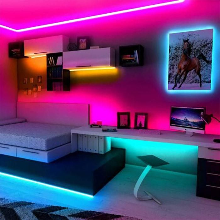 ریسه RGB گیمینگ strip light|ریسه و چراغ تزئینی|ارومیه, |دیوار