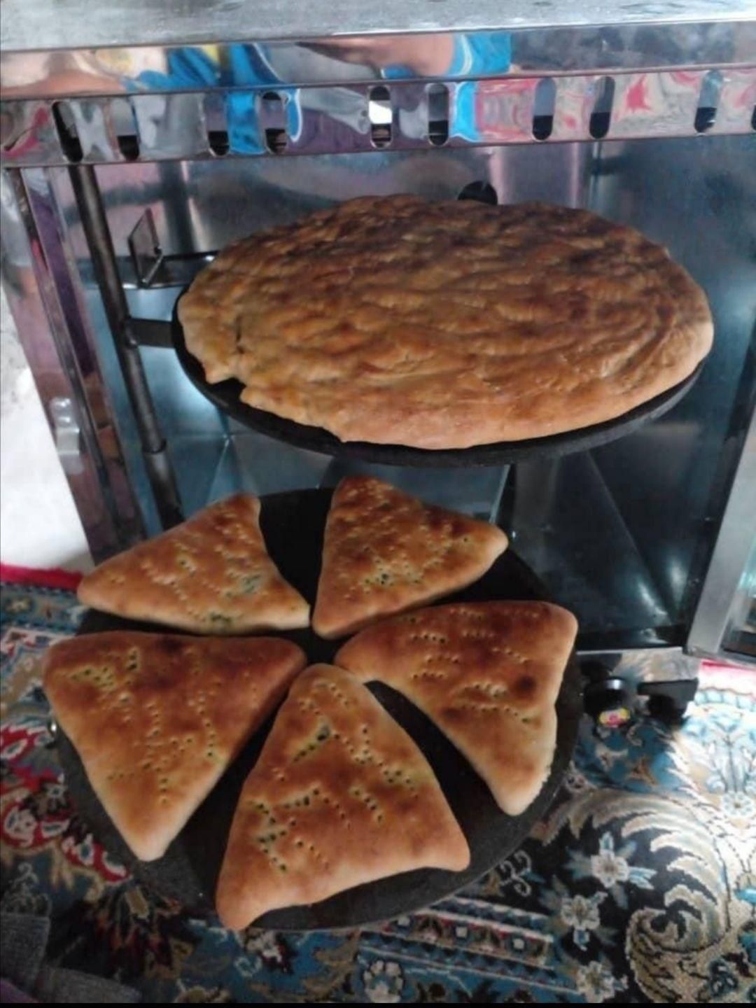 تنورگازی تنور استیل سقف ساجدار 2 چدن دار|اجاق گاز و لوازم برقی پختوپز|تبریز, |دیوار