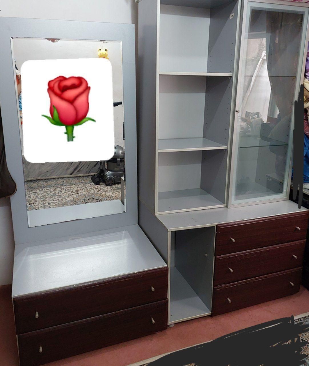 کمد و دراور آینه قدی فروش فوری|جاکفشی، کمد، دراور|آمل, |دیوار