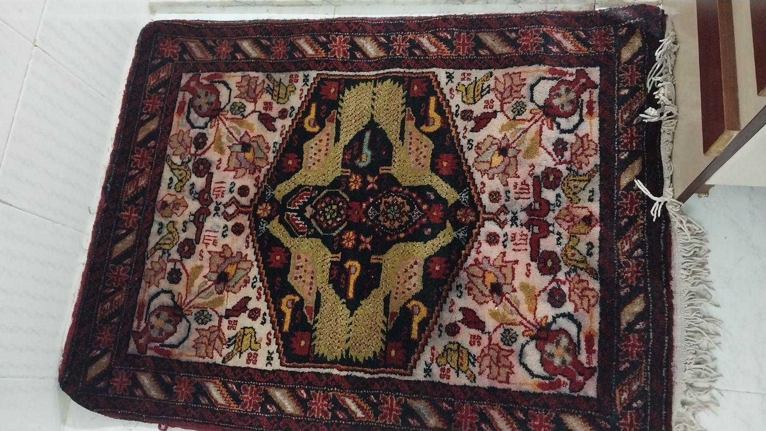 دو عدد قالیچه دست باف قدیمی|فرش|مشهد, شهرک بهارستان|دیوار