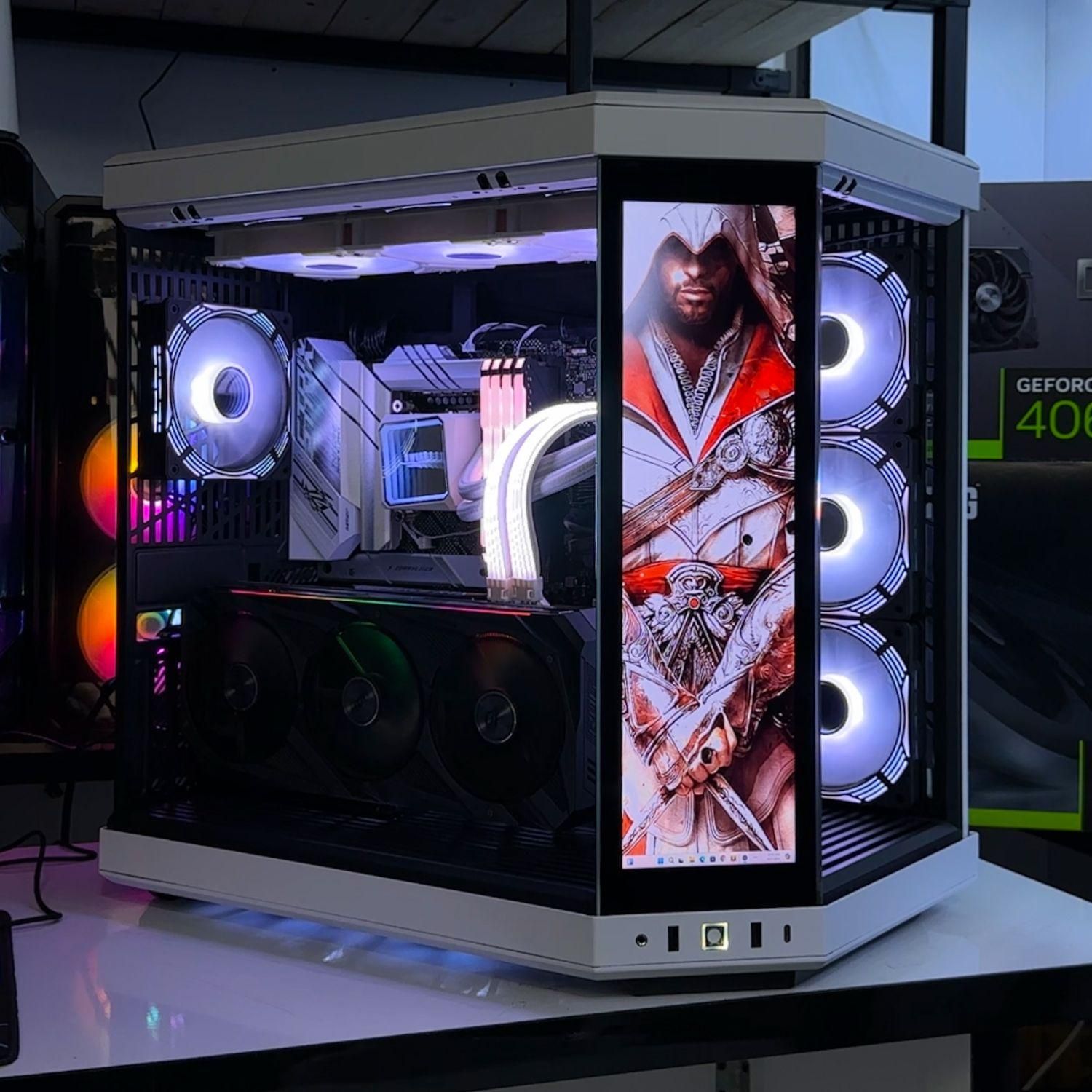 کیس کامپیوتر گیمینگ Hyte Y70+LCD شماره دو|رایانه رومیزی|بروجرد, |دیوار