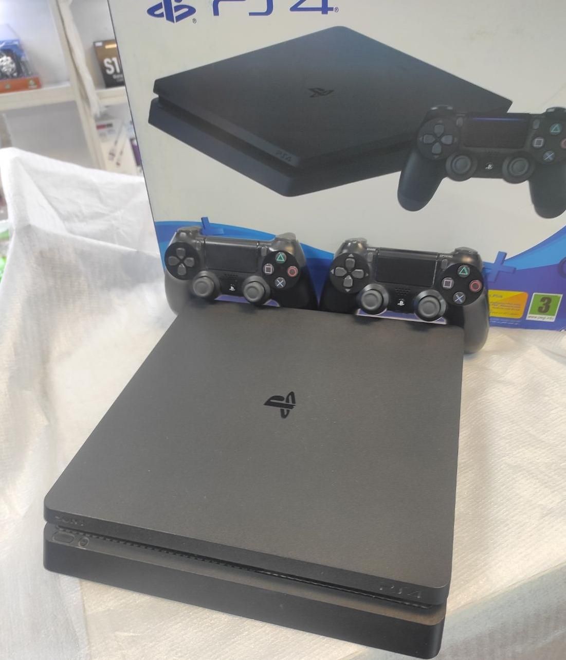 کنسول ps4 اسلیم ۵۰۰ گیگ فول بازی دو دسته با ضمانت|کنسول، بازی ویدئویی و آنلاین|کرج, گوهردشت|دیوار