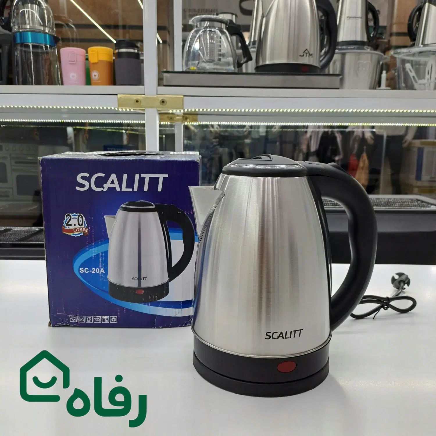 کتری برقی استیل ضد زنگ اسکارلت ۱۵۰۰ وات + ارسال|سماور، چای‌ساز، قهوه‌ساز|مشهد, شهید آوینی|دیوار