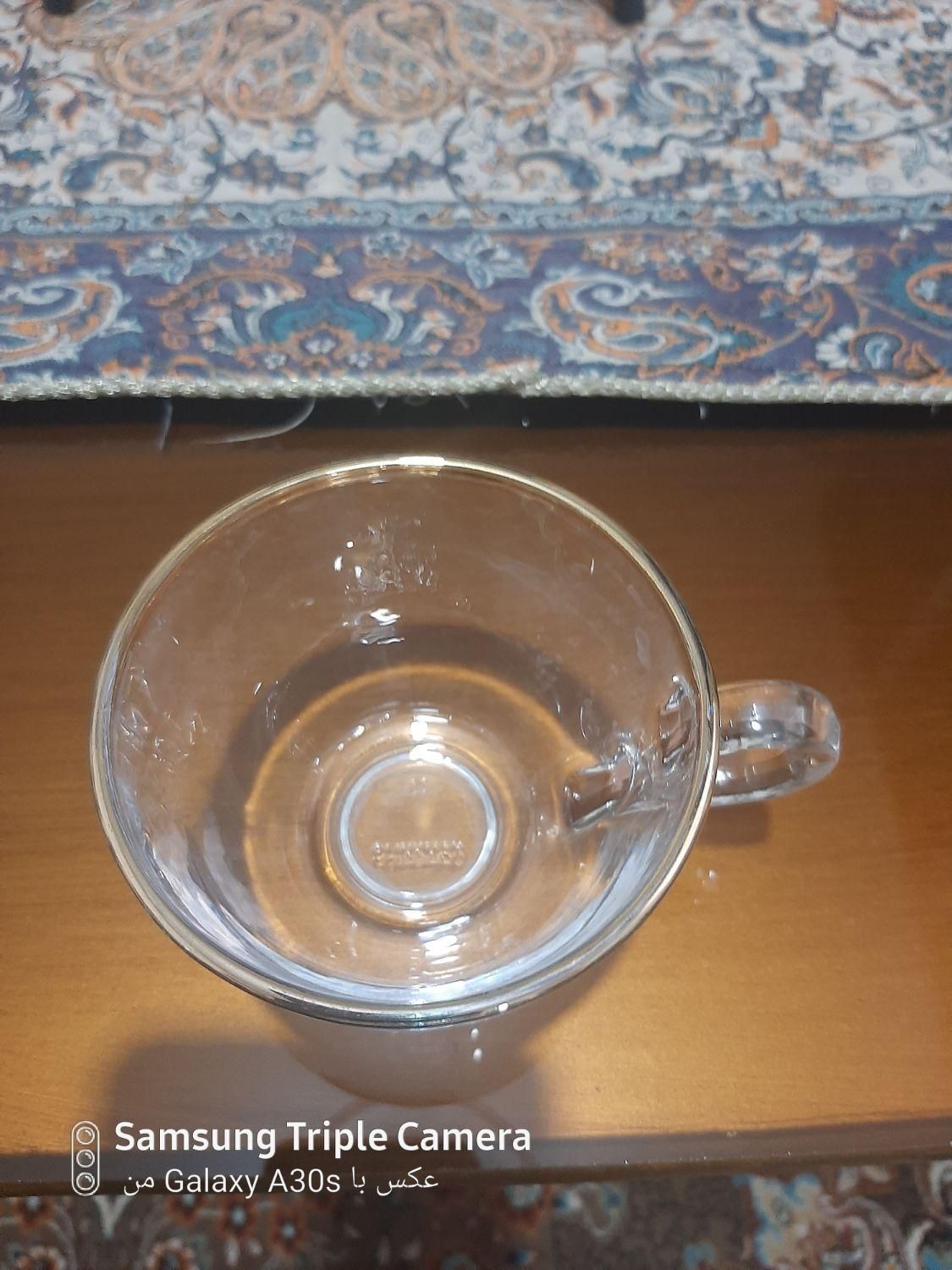 استکان لب طلایی دسته دار اصل|ظروف سرو و پذیرایی|رباط‌کریم, شترخوار|دیوار