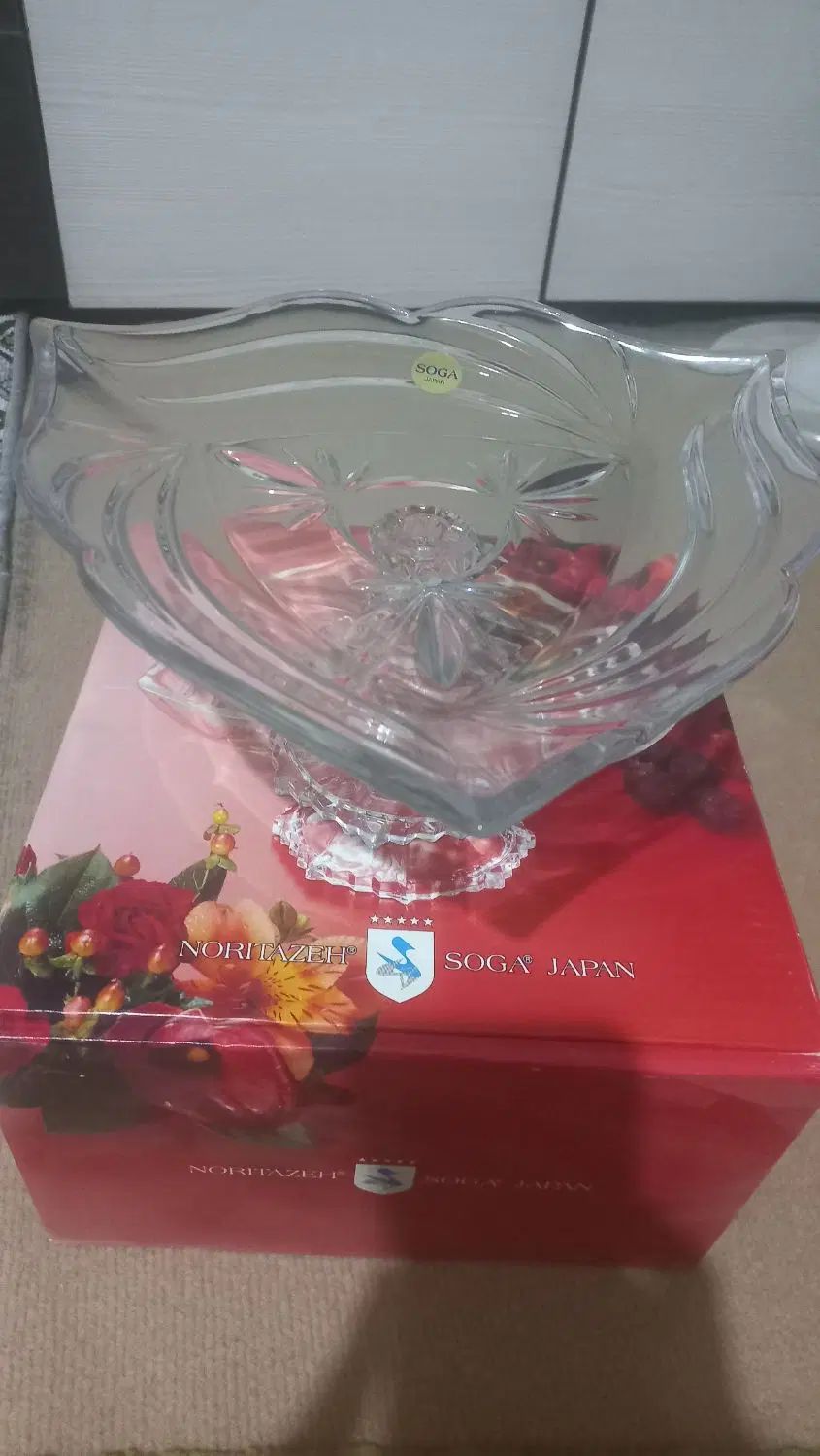 سه تیکه میوه خوری، شیرینی خوری و گزخوری اصل ژاپن|ظروف سرو و پذیرایی|اصفهان, باغ فدک|دیوار