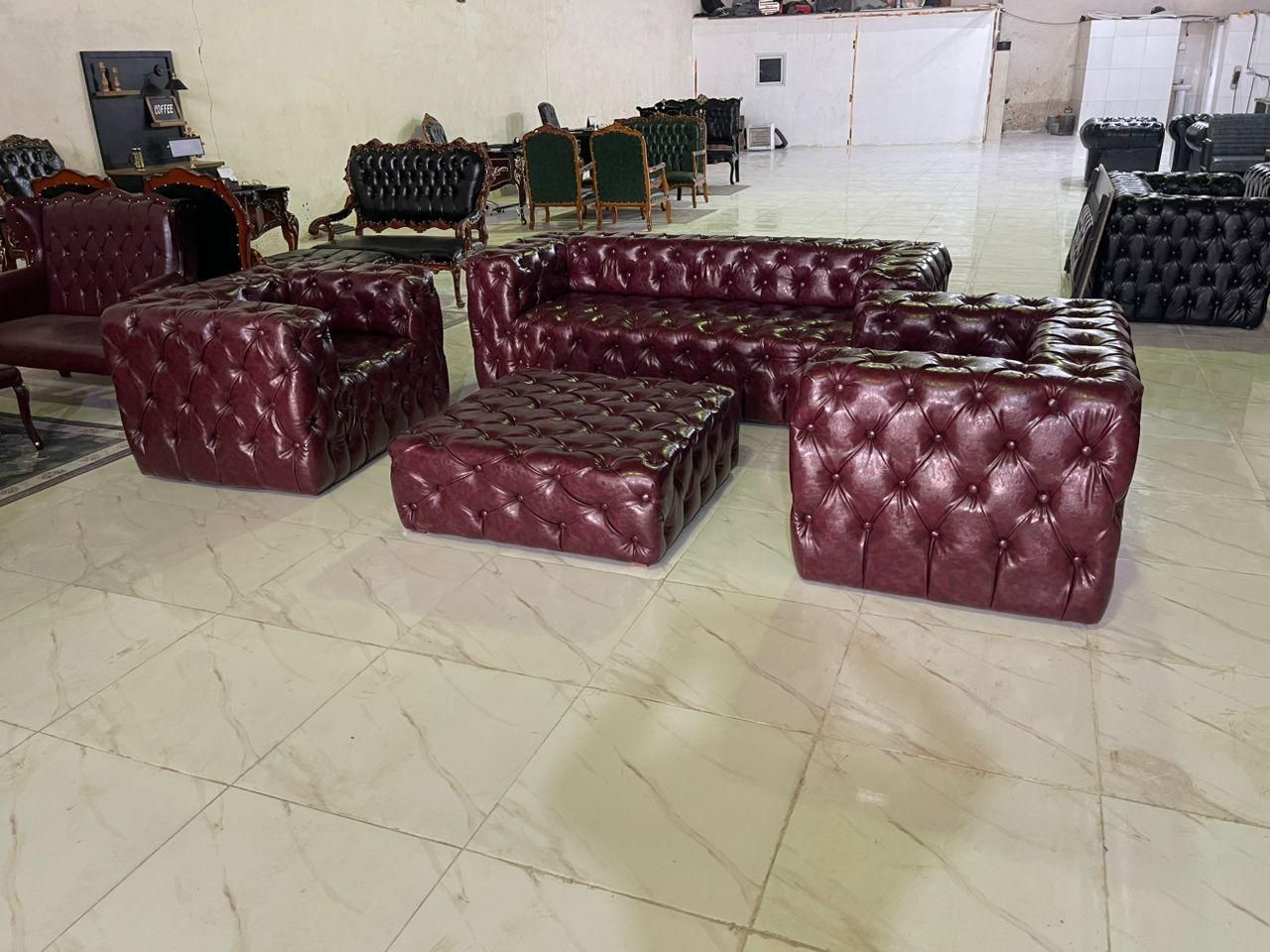 مبلمان اداری دسته طلایی .وکیوم.جلو مبلی|دفتر کار|رشت, بلوار گیلان|دیوار