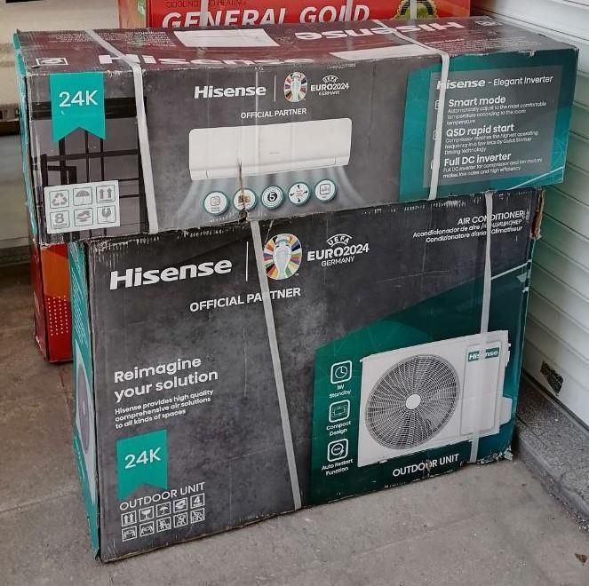 کولر گازی 24 هزار هایسنس AS-24TF4RBFCA00|کولر گازی و فن‌کوئل|تهران, کن|دیوار