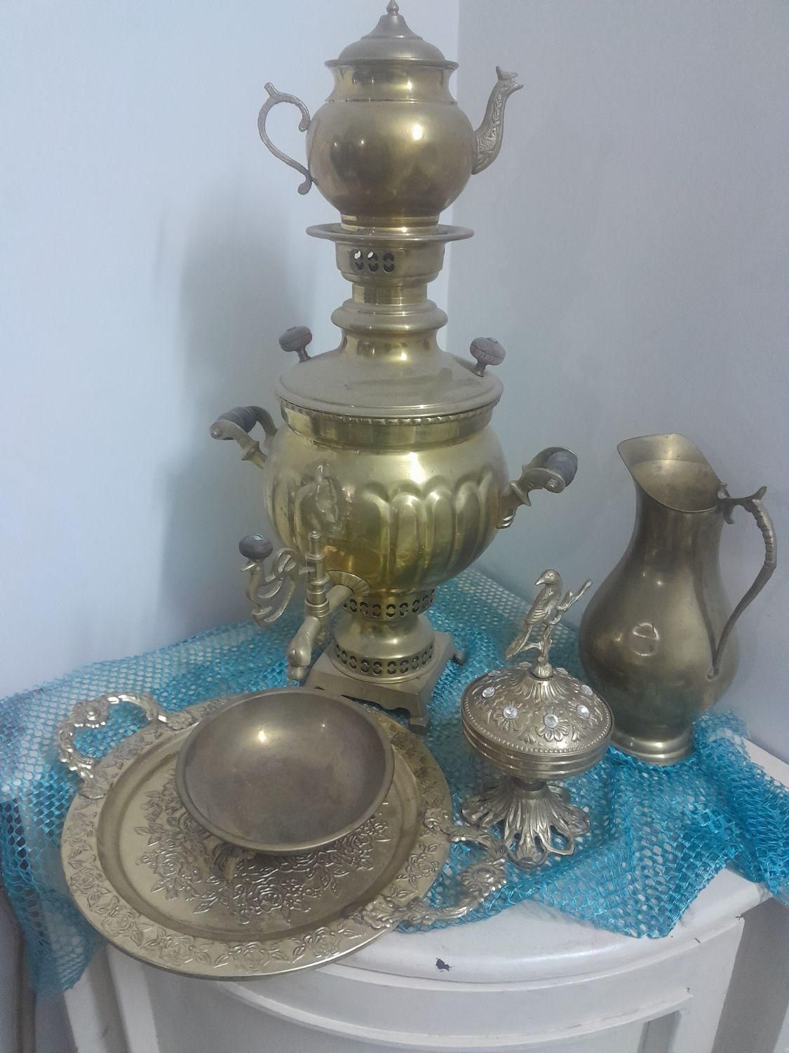 سماور زقالی ویترینی|سماور، چای‌ساز، قهوه‌ساز|تهران, یافت‌آباد|دیوار