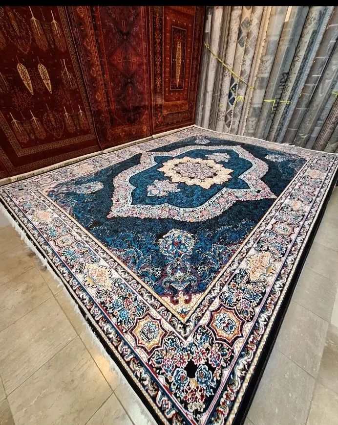 فرش ۱۲ متری ترنم نقره بسکابادی ۳۵۰ شانه ایران|فرش|مشهد, امیر|دیوار