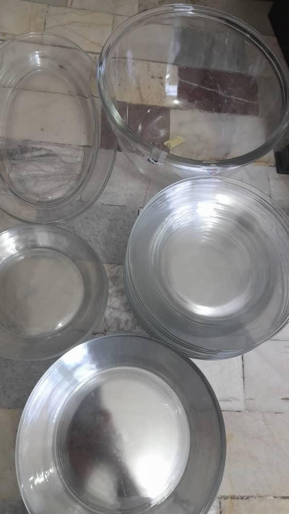 پیرکس سفید فرانسه حک شده|ظروف سرو و پذیرایی|سقز, |دیوار