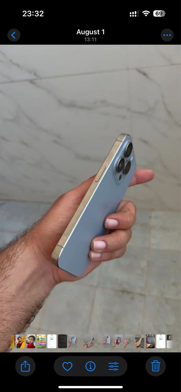 اپل iPhone 15 Pro با حافظهٔ ۱۲۸ گیگابایت|موبایل|مشهد, سید رضی|دیوار