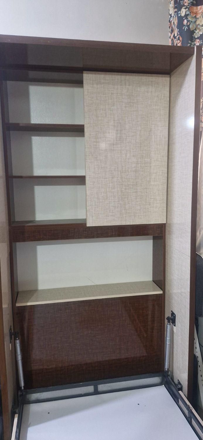 تخت تاشو باکس دار  یک نفره|تخت و سرویس خواب|اهواز, زیتون کارگری|دیوار