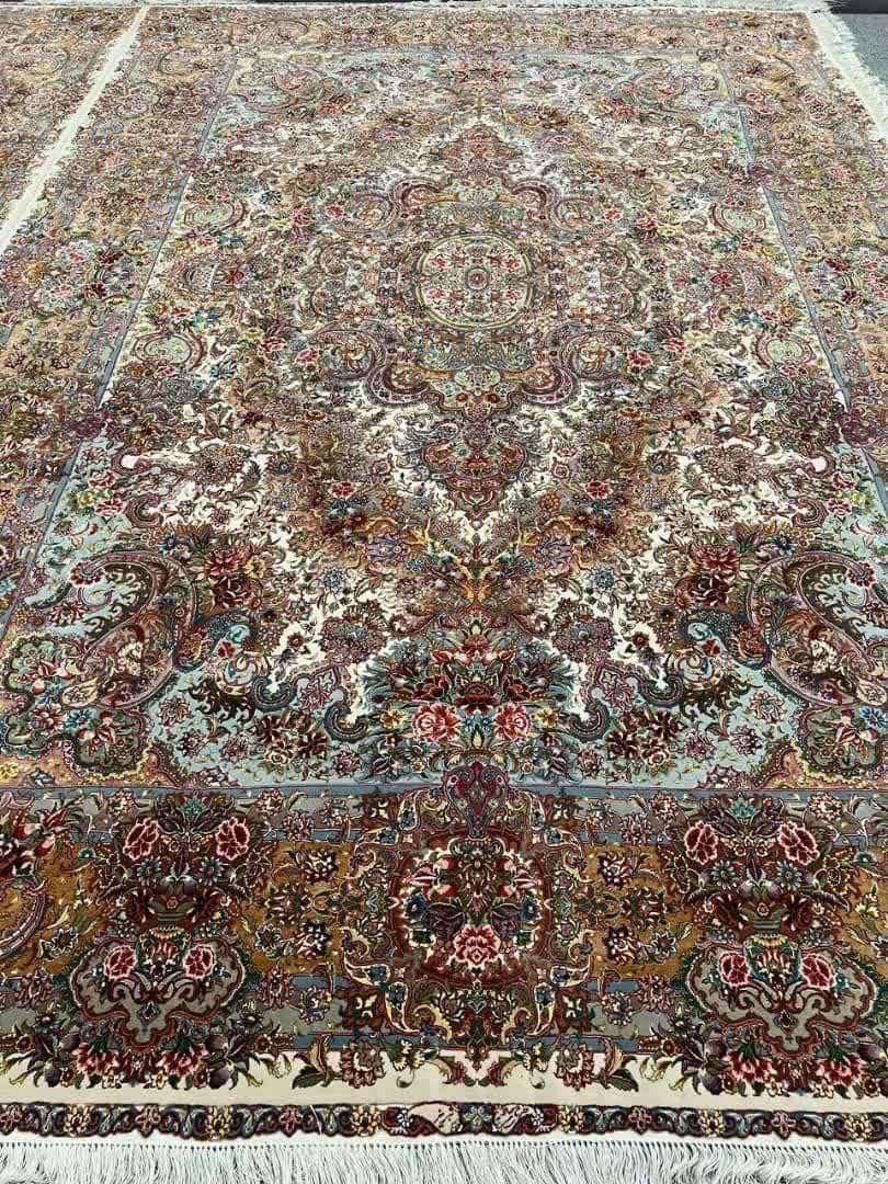 فرش دستباف 9متری سالاری 85 درصد ابریشم|فرش|مشهد, امام رضا (ع)|دیوار