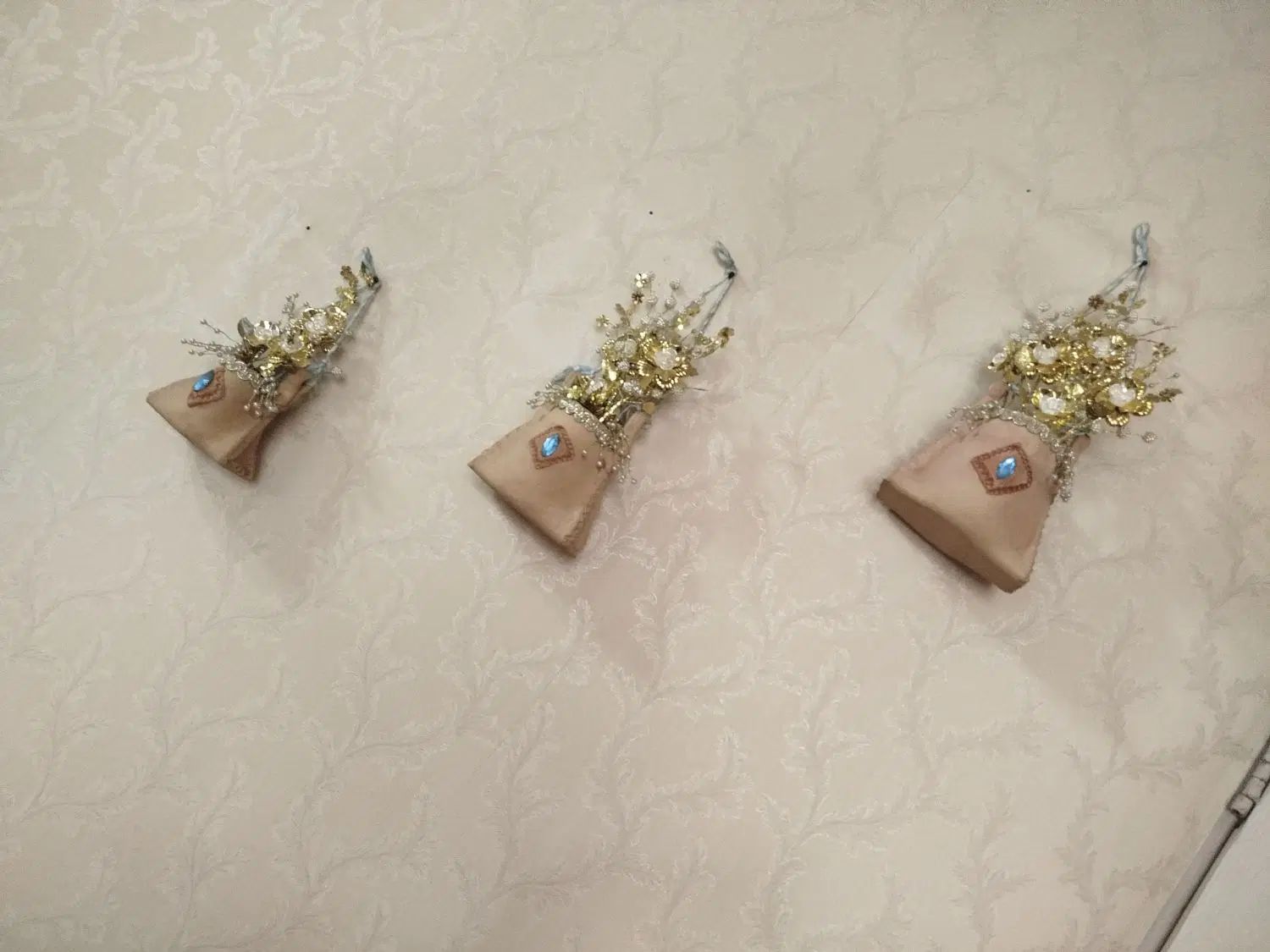 مجسمه زن    کشکول آویز  3تای    شکلات خوری فرشته|مجسمه، تندیس، ماکت|ری, منصوریه منگل|دیوار