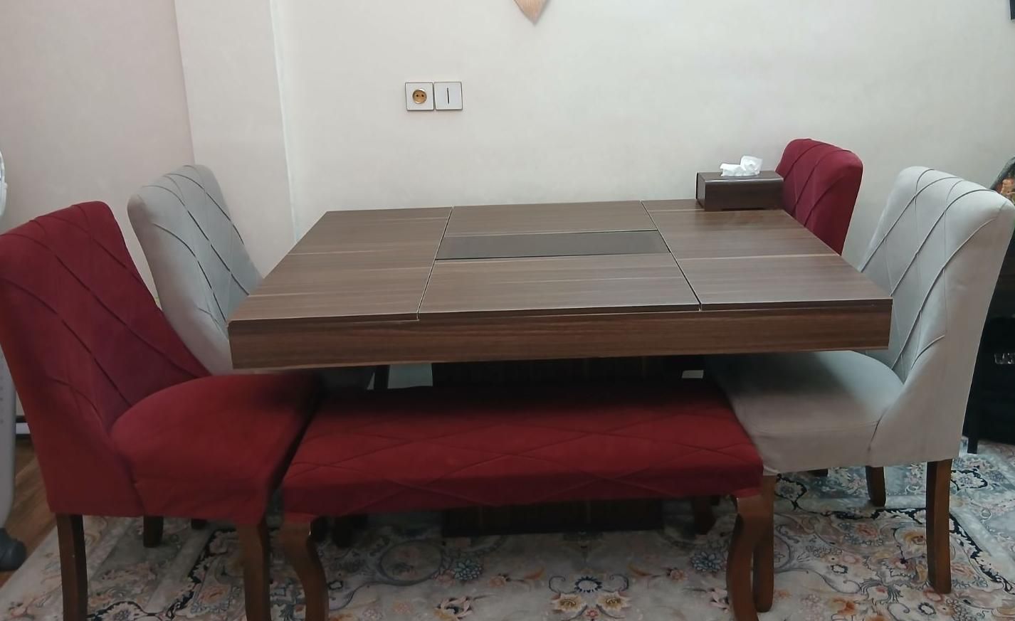 میز نهارخوری ۶ نفره|میز و صندلی غذاخوری|تهران, دولاب|دیوار