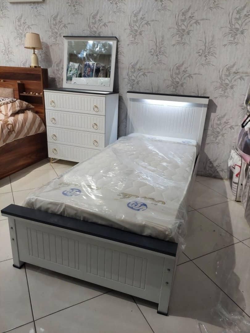 تخت خواب تک نفره نیلو|تخت و سرویس خواب|بندر گناوه, |دیوار