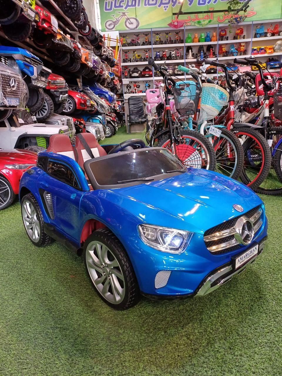 ماشین شارژیBenzکیلومتر دیجیتال لاستیک اسفنج|اسباببازی بچه|مشهد, توس (بلوار توس)|دیوار