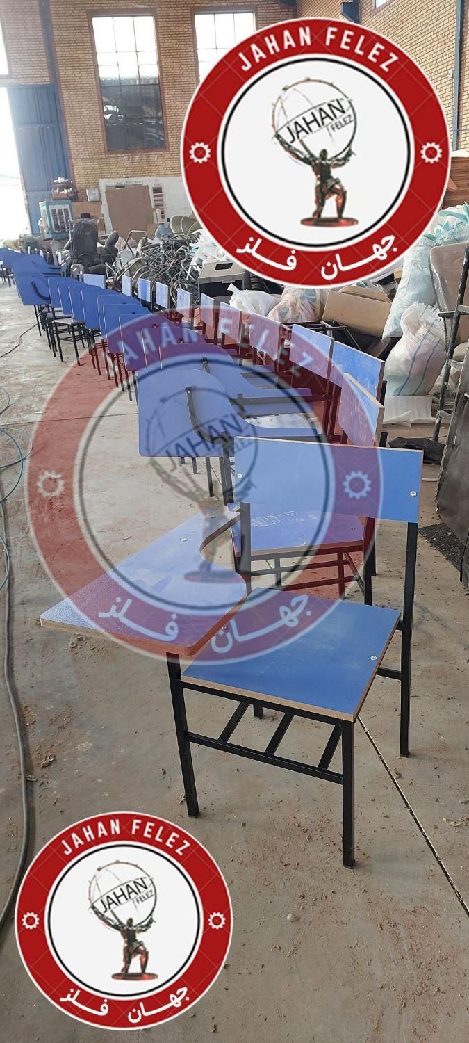 صندلی آموزشی/صندلی دانشجویی/صندلی محصلی چوبی (آبی)|صندلی و نیمکت|رباط‌کریم, |دیوار