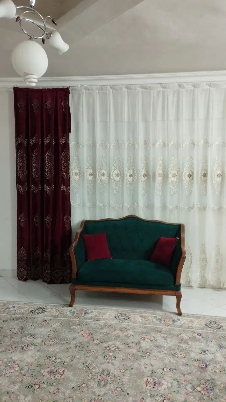 دستک . مخمل . تور‌.حریر.|پرده، رانر، رومیزی|مشهد, شهرک لشکر (شهرک غرب)|دیوار