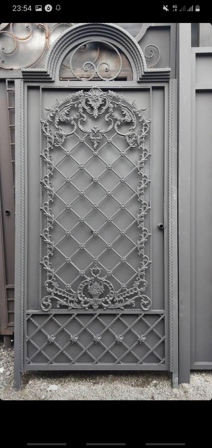 درب باغ باغیBp8طرح نقره ای مشکی،درب حیاطی،ویلایی52|مصالح و تجهیزات ساختمان|دماوند, دماوند|دیوار