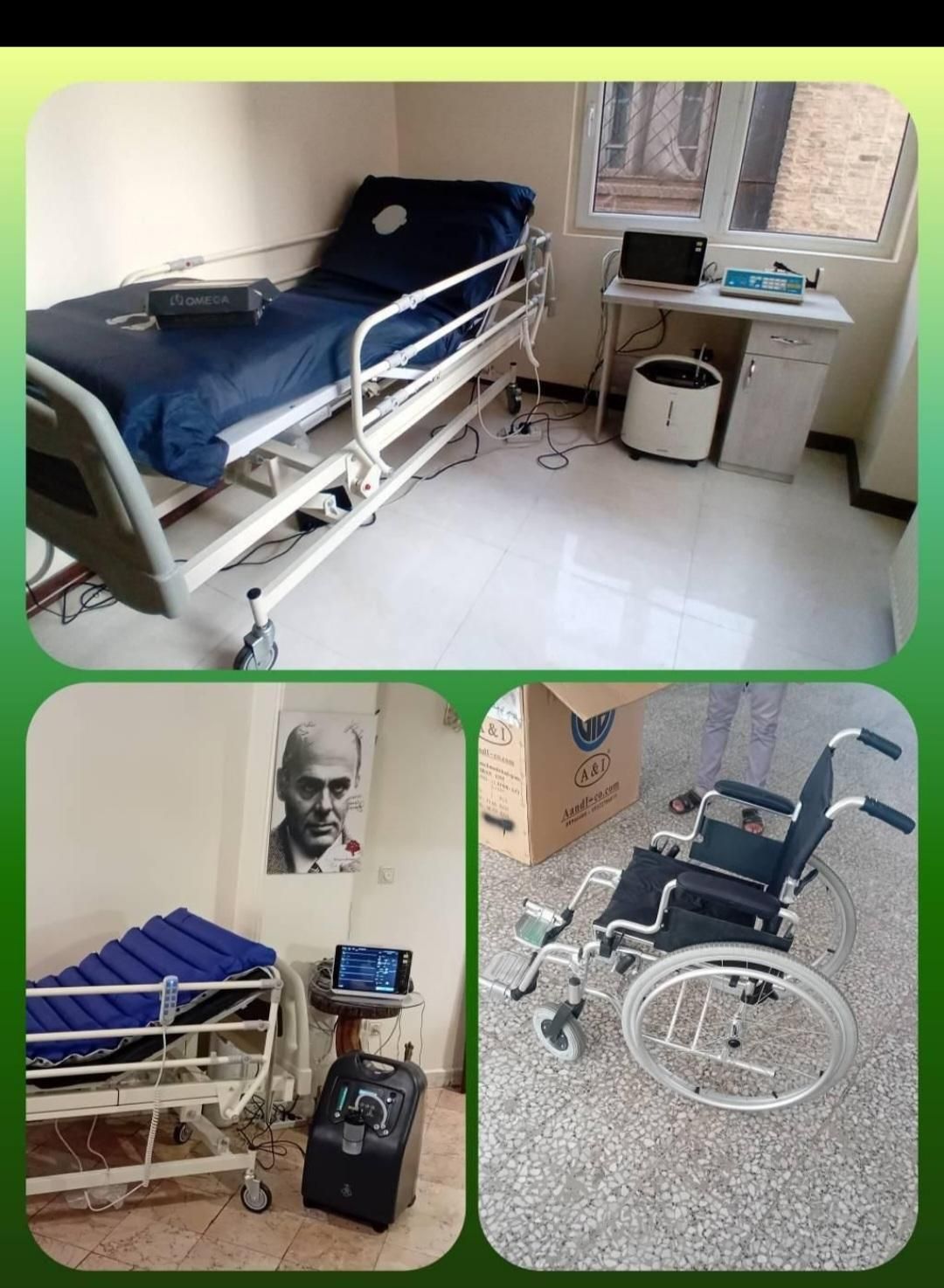 تخت‌ برقی بیمارستانی تشک مواج ویلچراجاره|آرایشی، بهداشتی، درمانی|تهران, آذری|دیوار