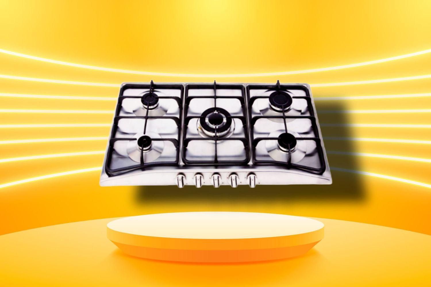 اجاق گاز ۵ شعله استیل G13|اجاق گاز و لوازم برقی پخت‌وپز|رشت, حمیدیان|دیوار