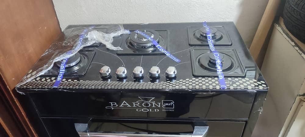 گاز باران گلد پنج شعله نو|اجاق گاز و لوازم برقی پخت‌وپز|ایوان, |دیوار