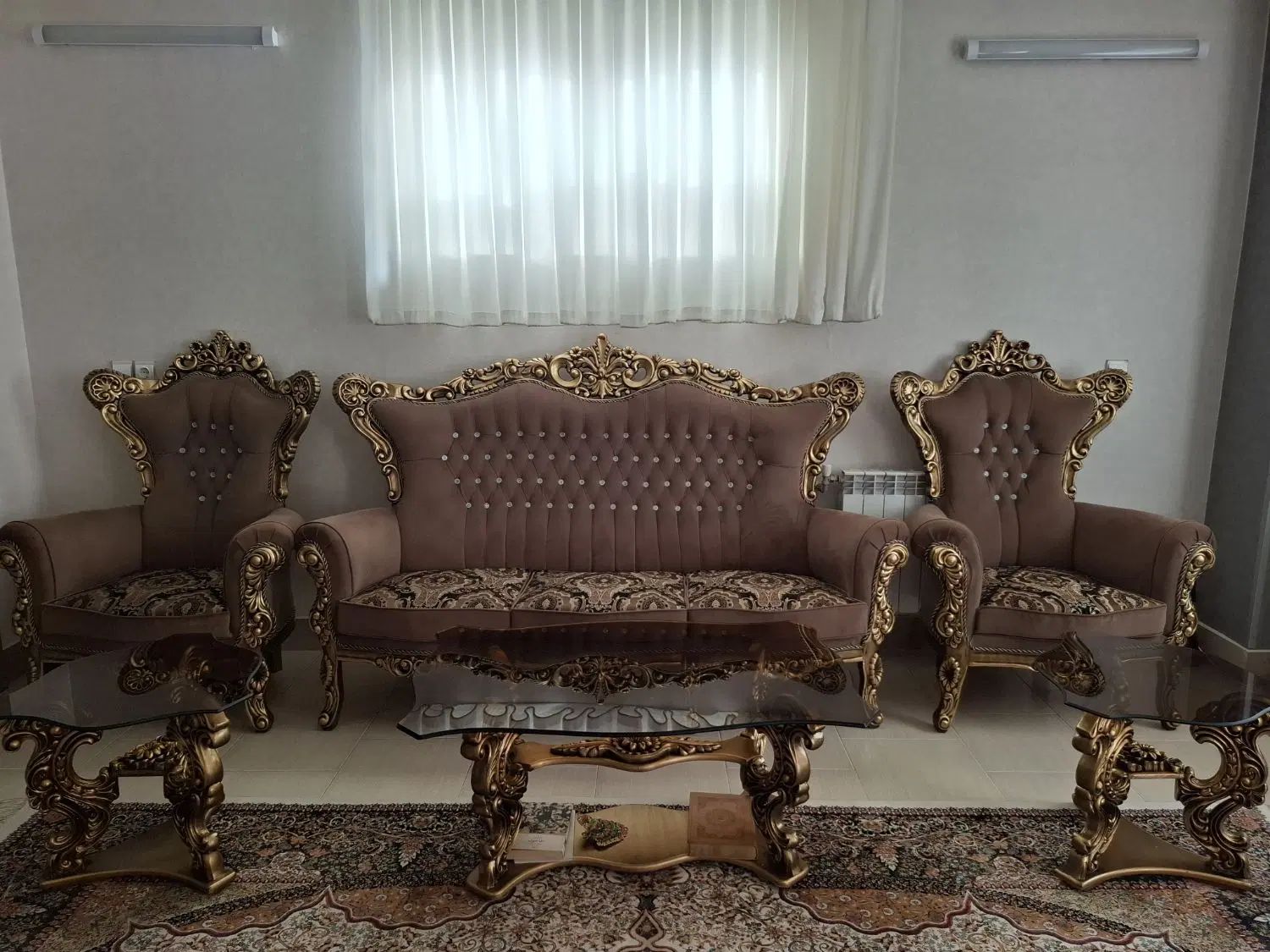مبل استیل مدل عربی|مبلمان خانگی و میز عسلی|اصفهان, رحیم‌آباد|دیوار