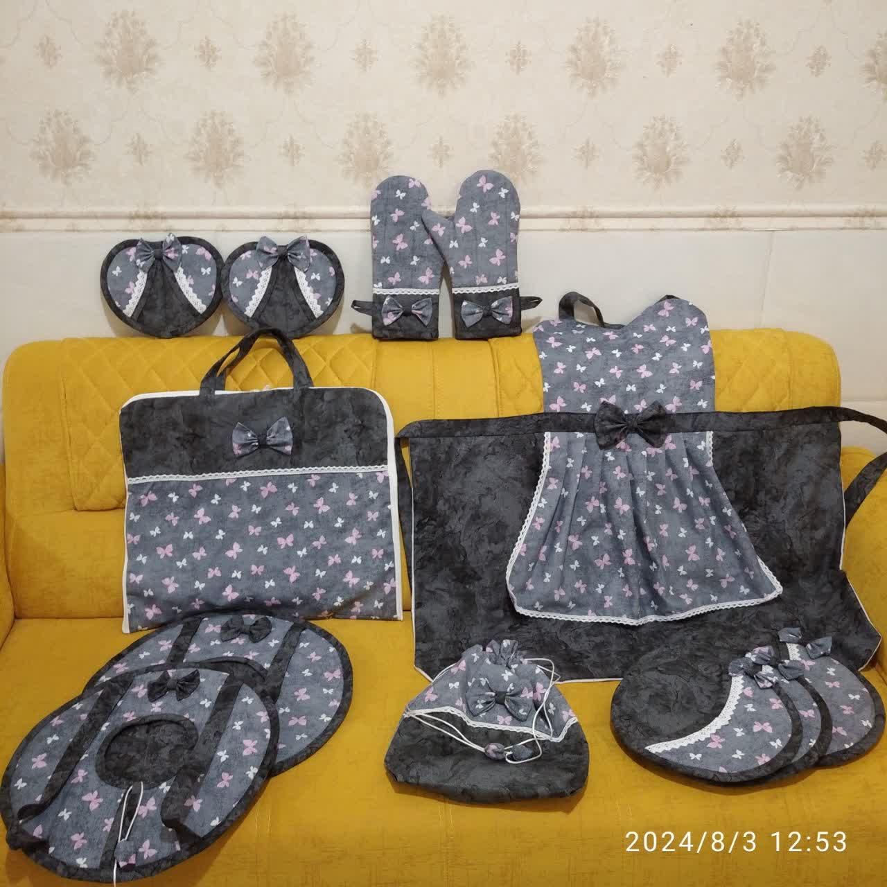 سرویس آشپزخانه ریحانه|سفره، حوله، دستمال آشپزخانه|شیراز, شهرک والفجر|دیوار