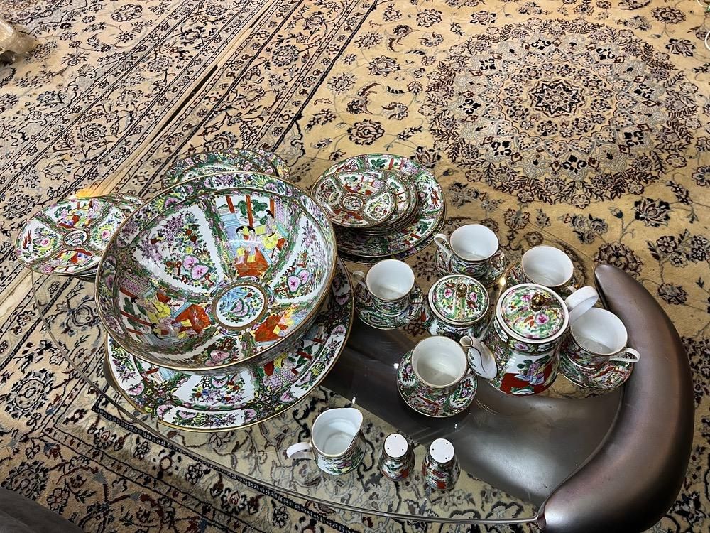 فروش ۳۵ تیکه چینی گل مرغی|ظروف سرو و پذیرایی|اصفهان, صائب|دیوار