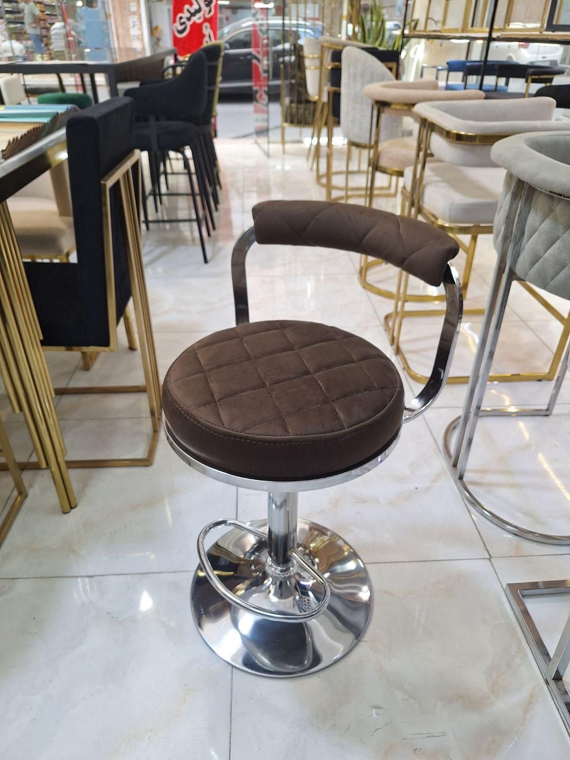 صندلی اپن کانتر مدل زیمر کف کرد|صندلی و نیمکت|کرج, حصارک بالا|دیوار