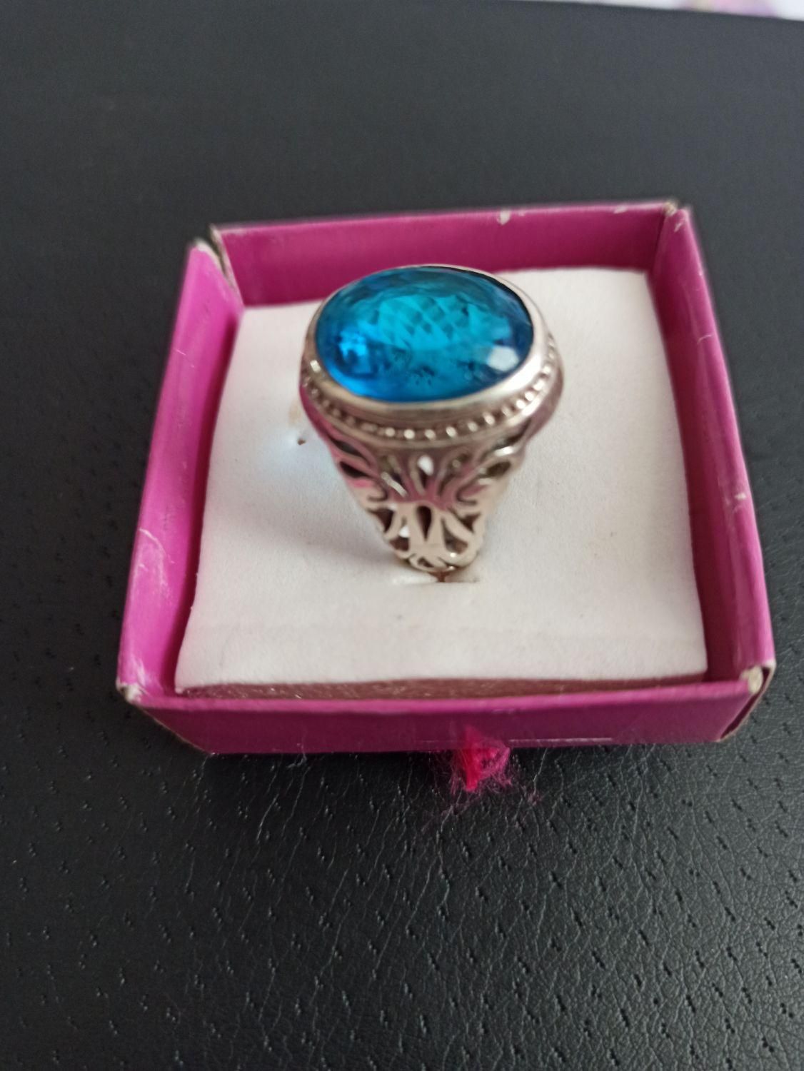 انگشتر نقره توپاز|جواهرات|قزوین, |دیوار