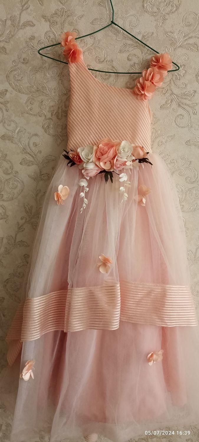 لباس مجلسی بچه گانه دخترانه در حد نو|لباس|سامان, |دیوار