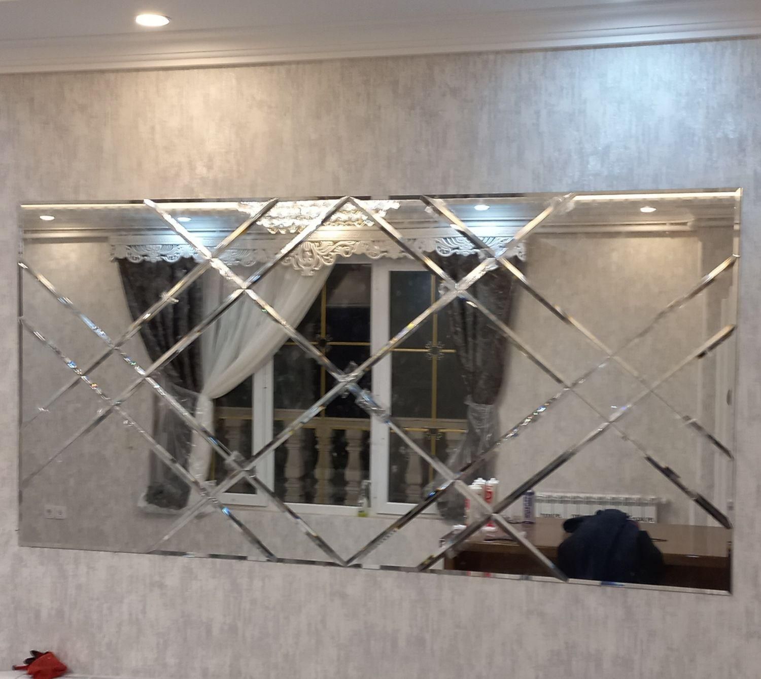 طراحی تولید و نصب انواع آینه و شیشه و ترمووال|آینه|رشت, فلسطین|دیوار